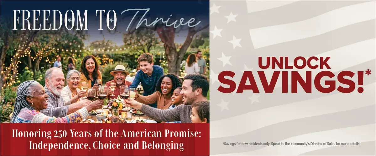 Freedom to thrive  July 2026 1200 x 500   Unlock Savings